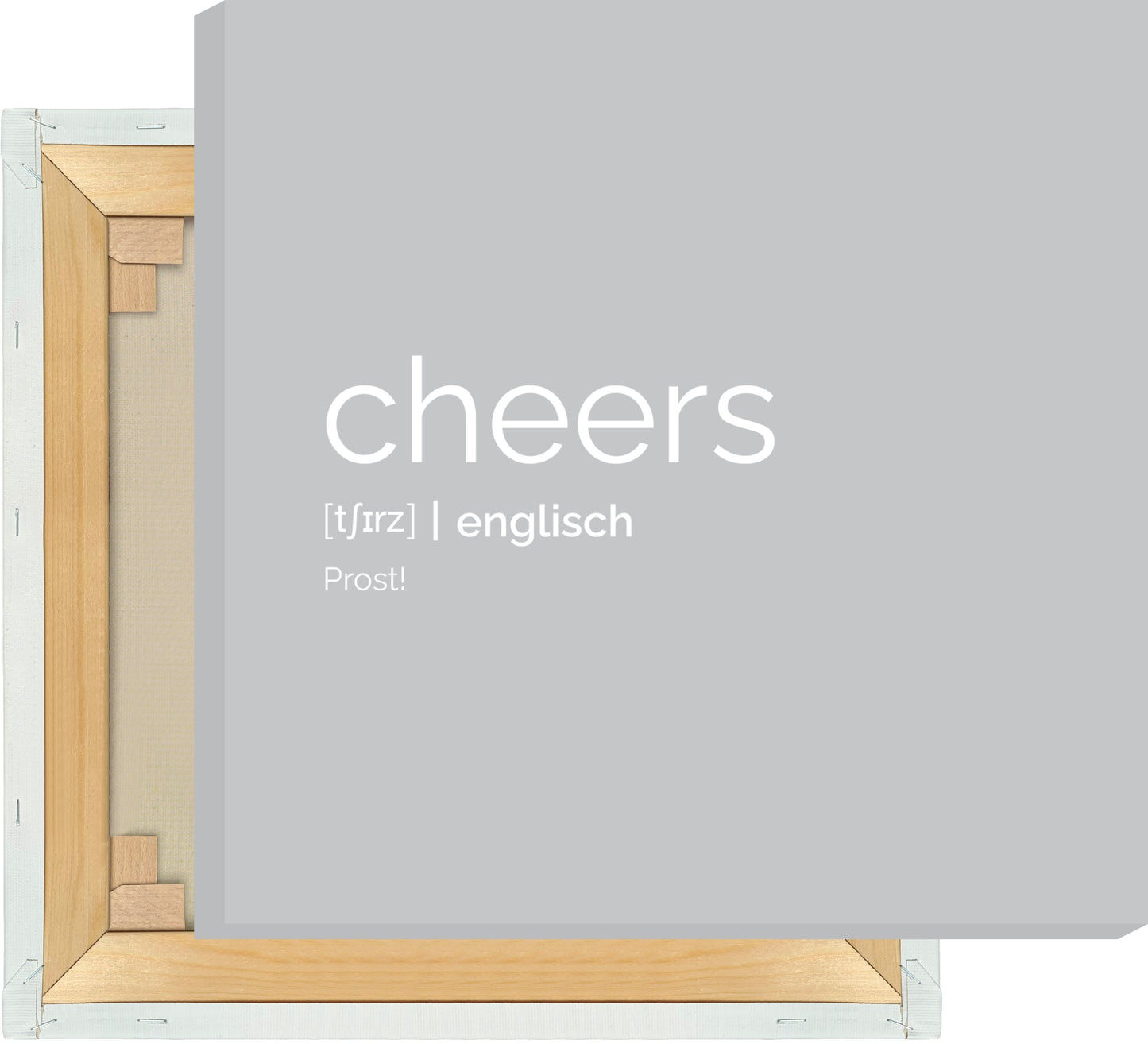 Leinwand Cheers (Englisch: Prost)