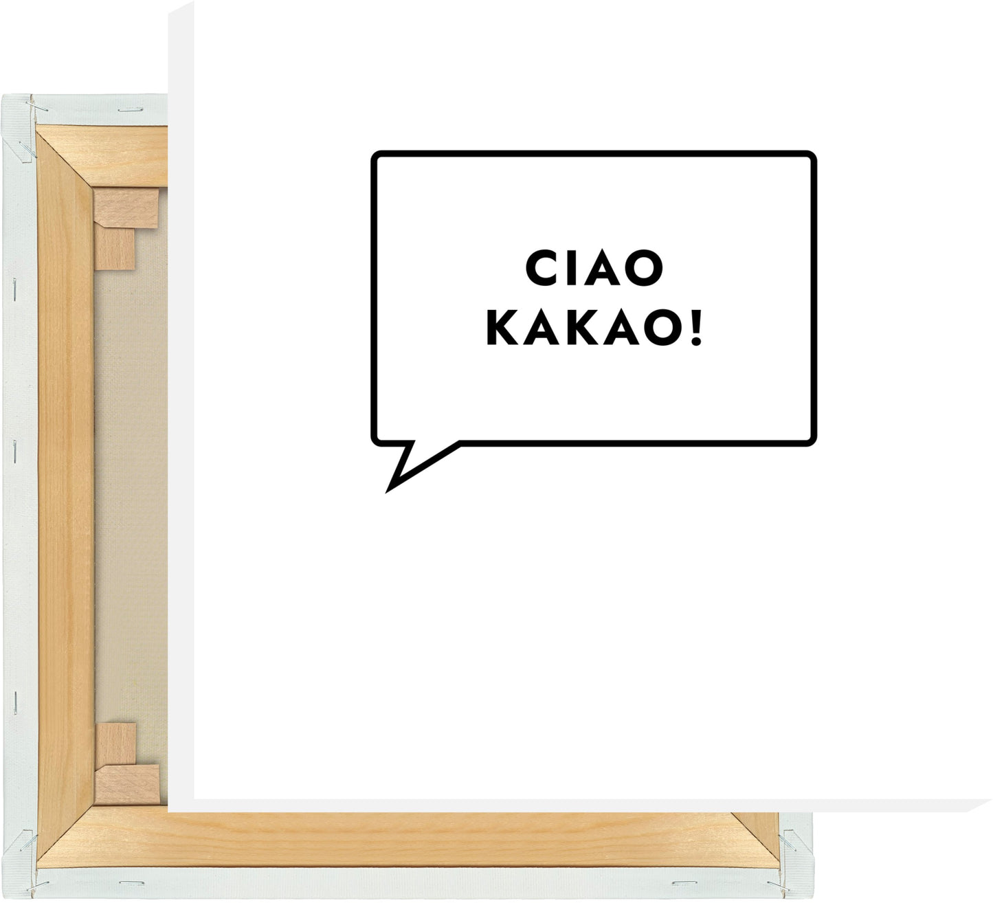 Leinwand Ciao Kakao!