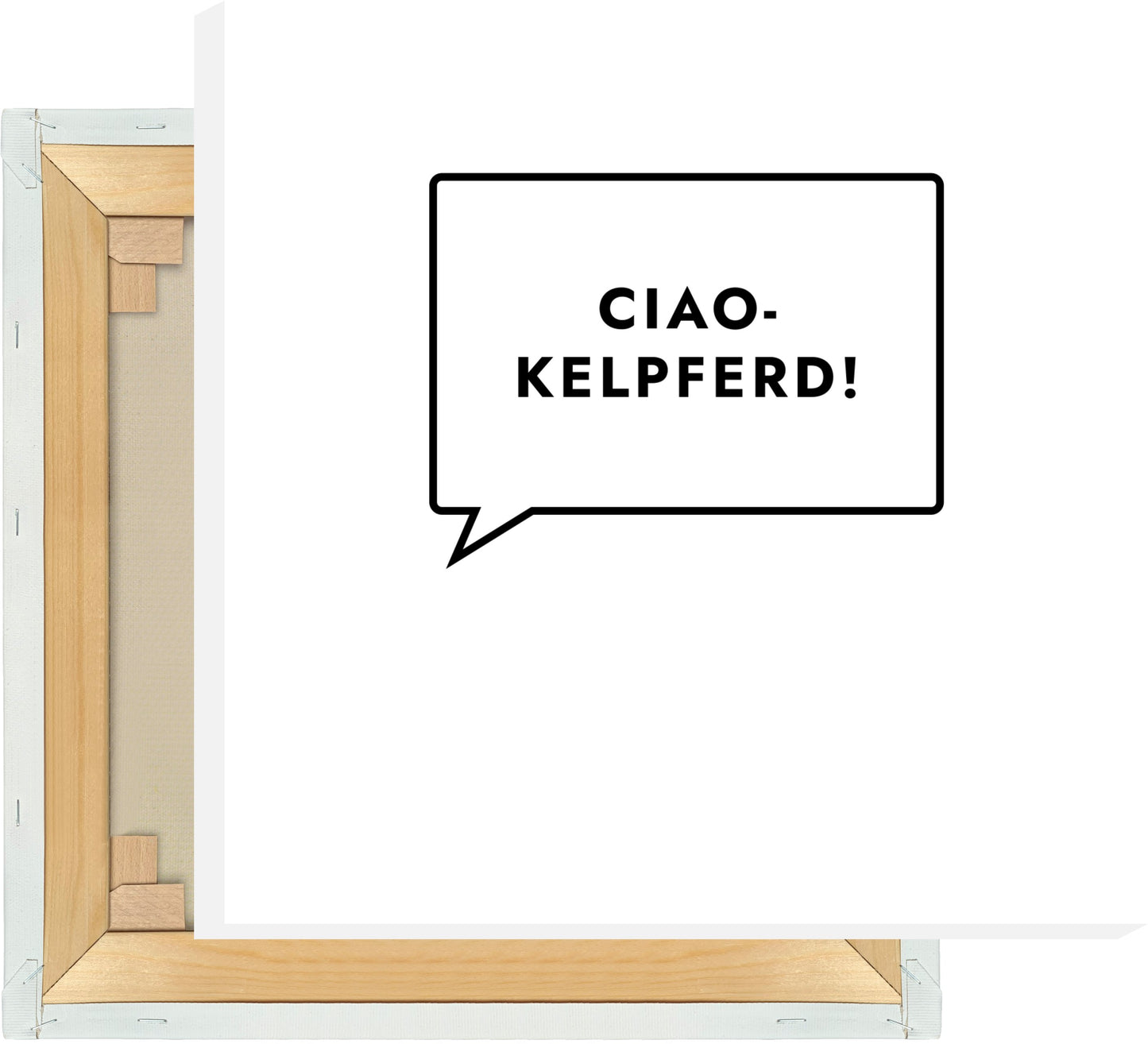 Leinwand Ciaokelpferd!