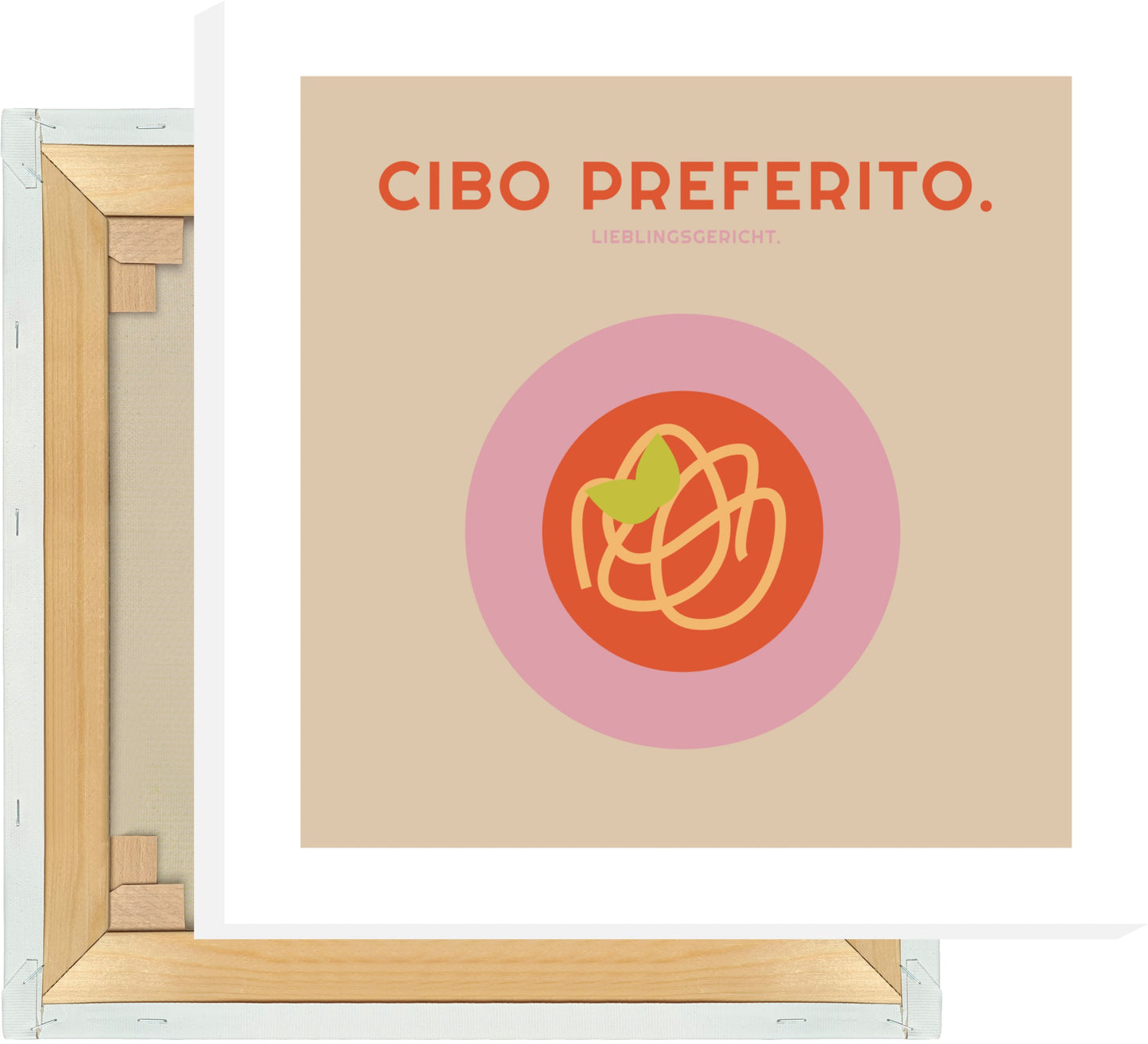 Leinwand Cibo Preferito - Pasta - La Dolce Vita Collection