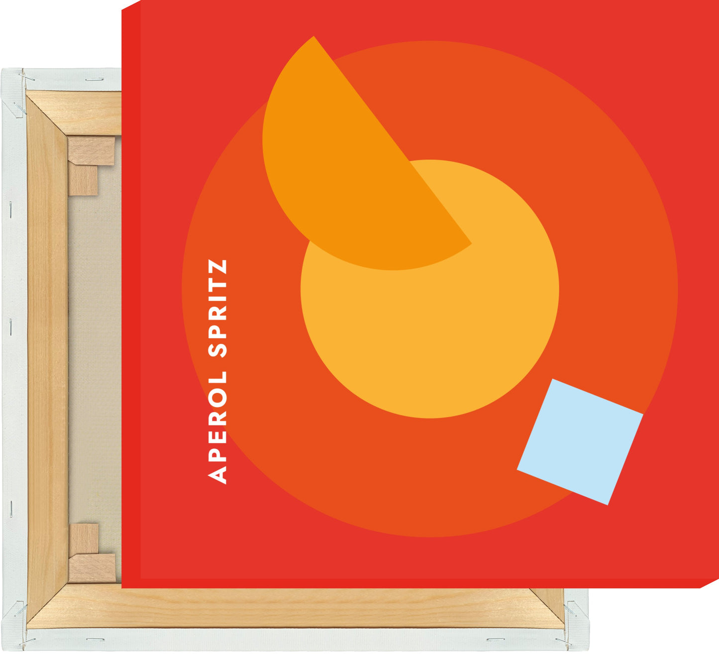 Leinwand Cocktail Aperol Spritz - Rund