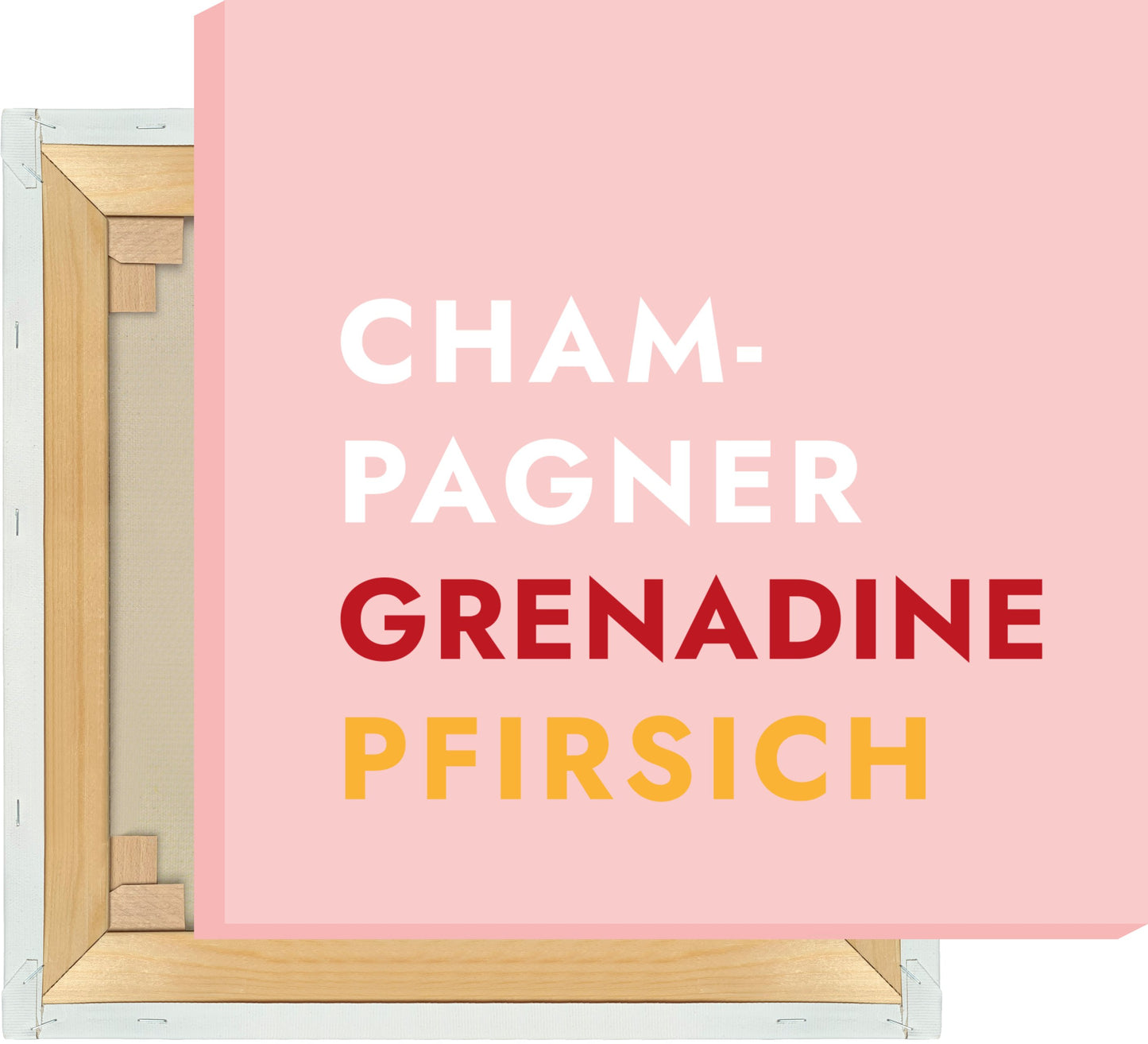 Leinwand Cocktail Bellini - Text