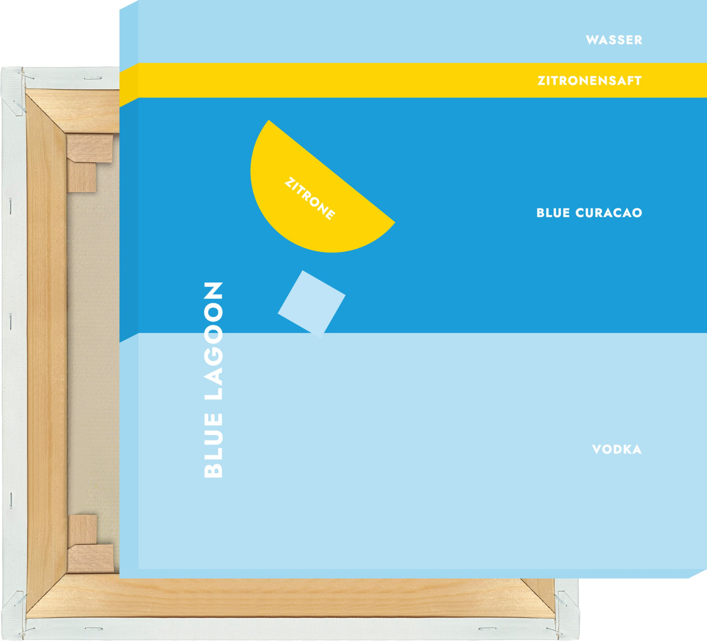 Leinwand Cocktail Blue Lagoon