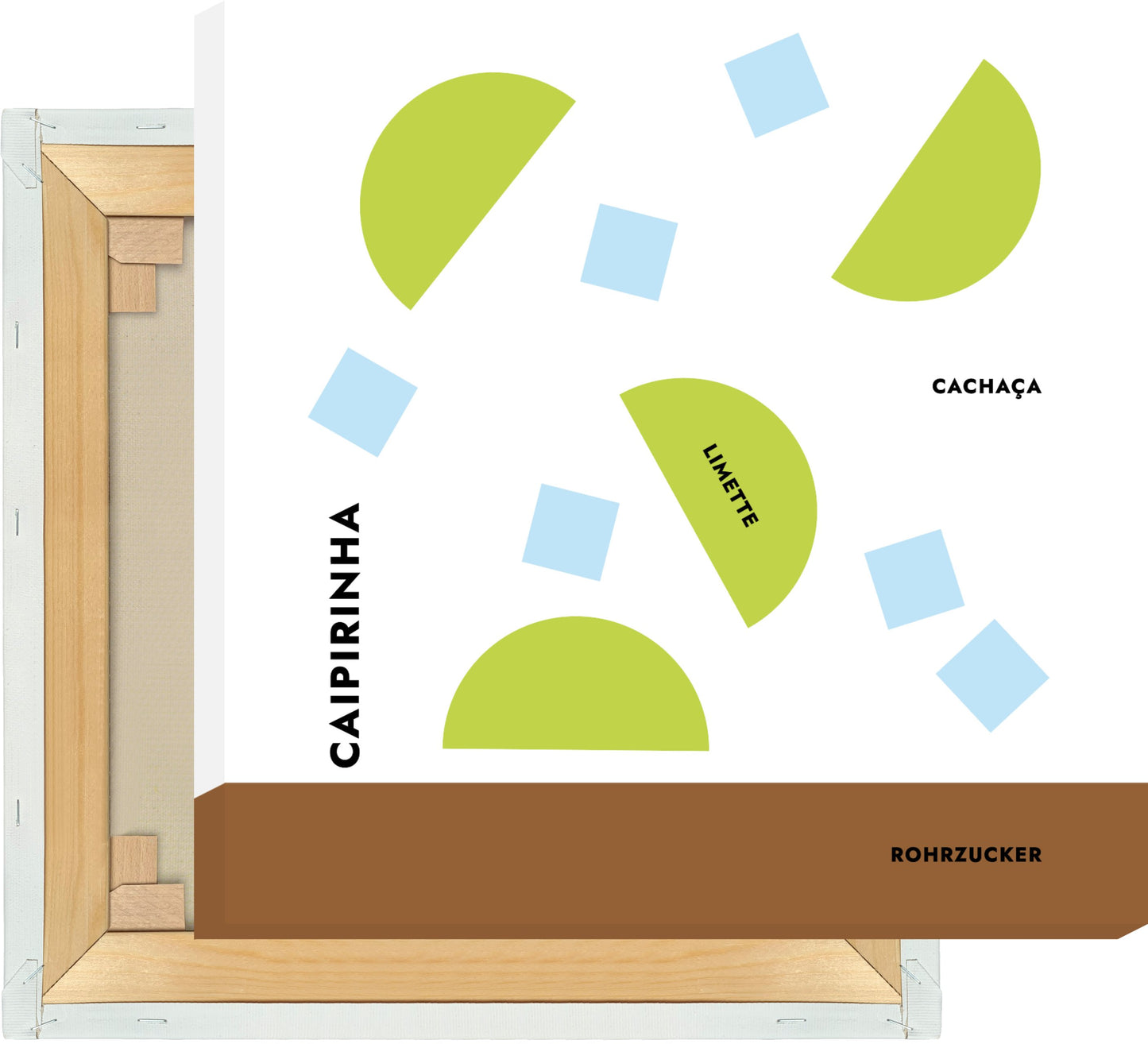 Leinwand Cocktail Caipirinha