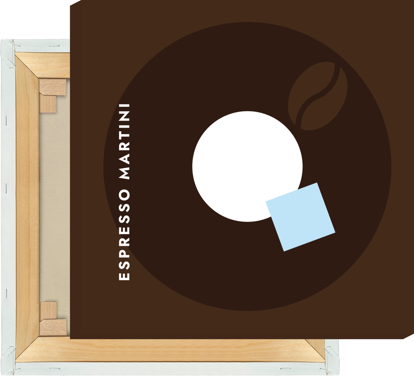 Leinwand Cocktail Espresso Martini - Rund