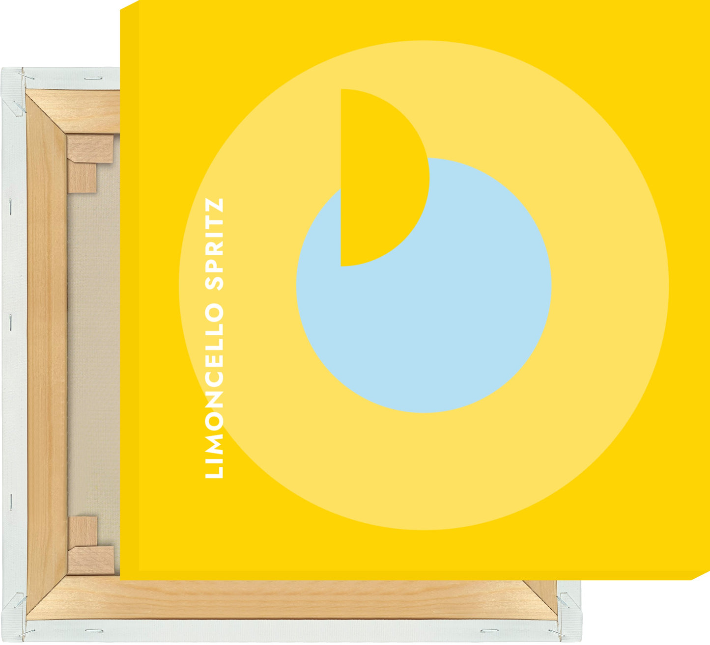 Leinwand Cocktail Limoncello Spritz - Rund