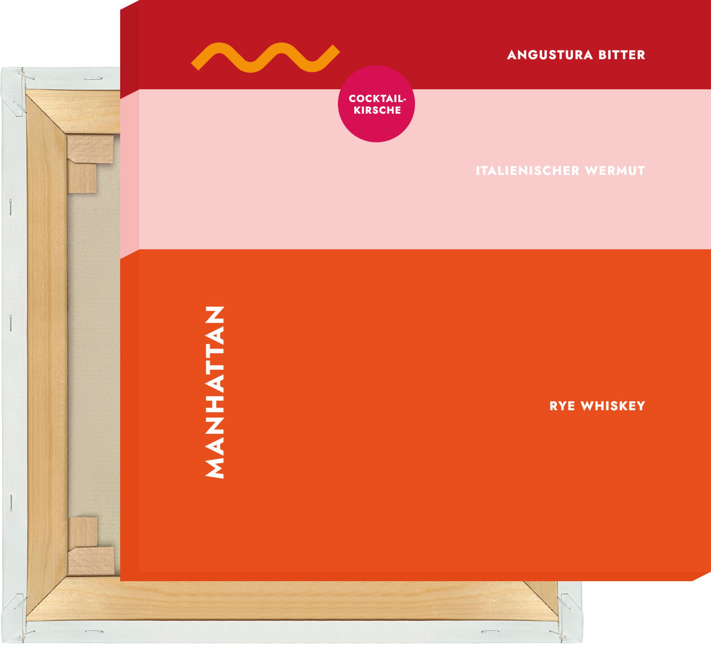 Leinwand Cocktail Manhattan