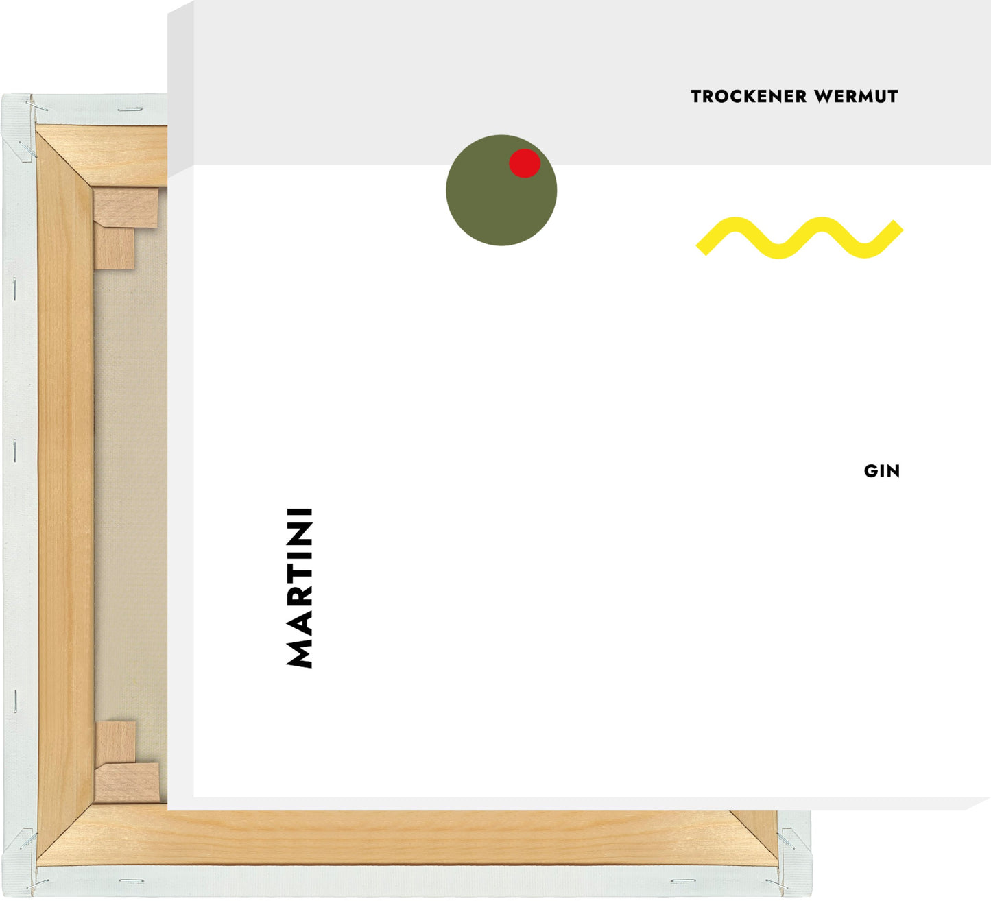 Leinwand Cocktail Martini