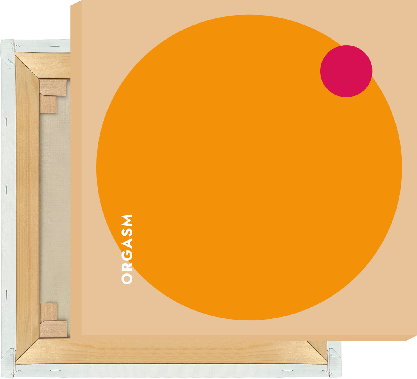 Leinwand Cocktail Orgasm - Rund