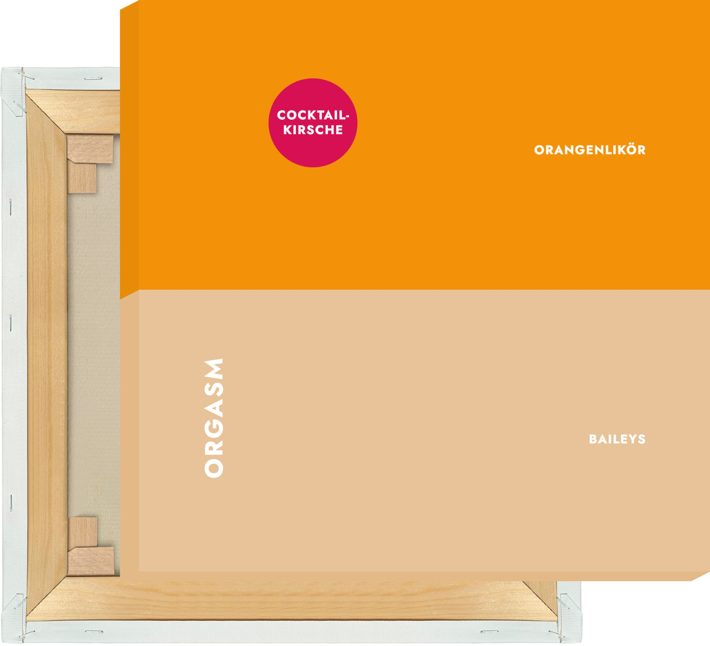 Leinwand Cocktail Orgasm