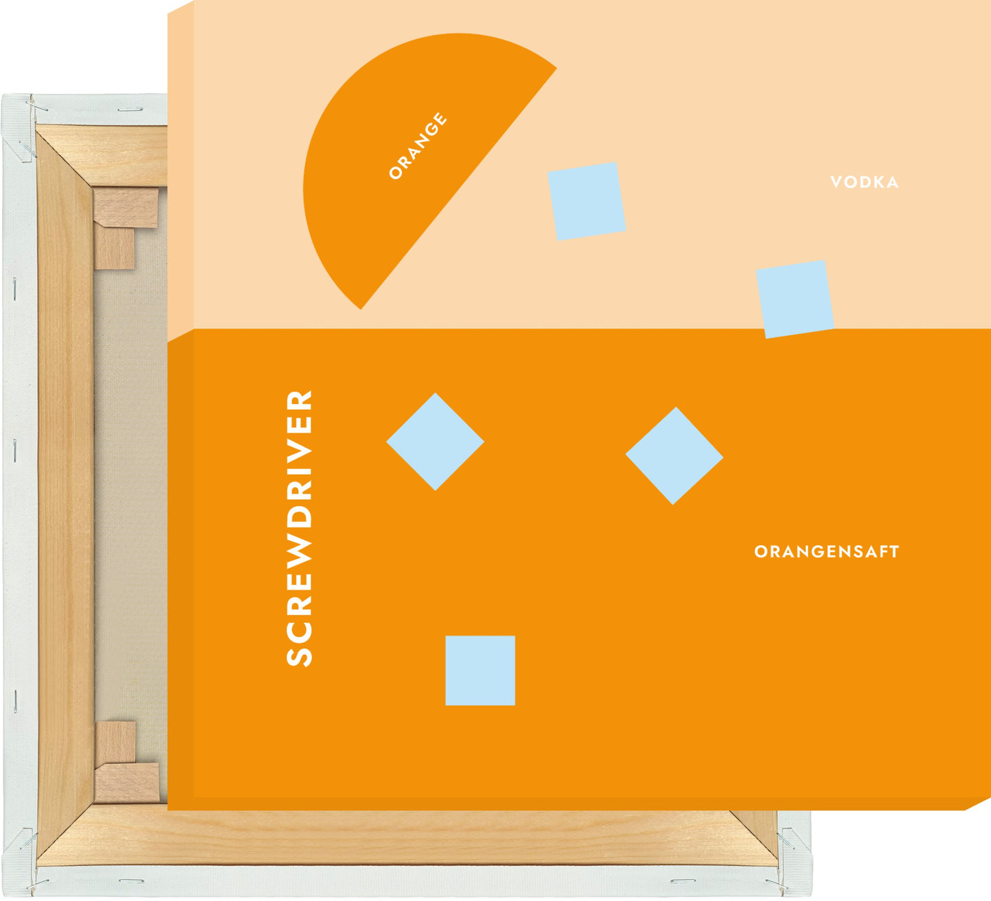 Leinwand Cocktail Screwdriver