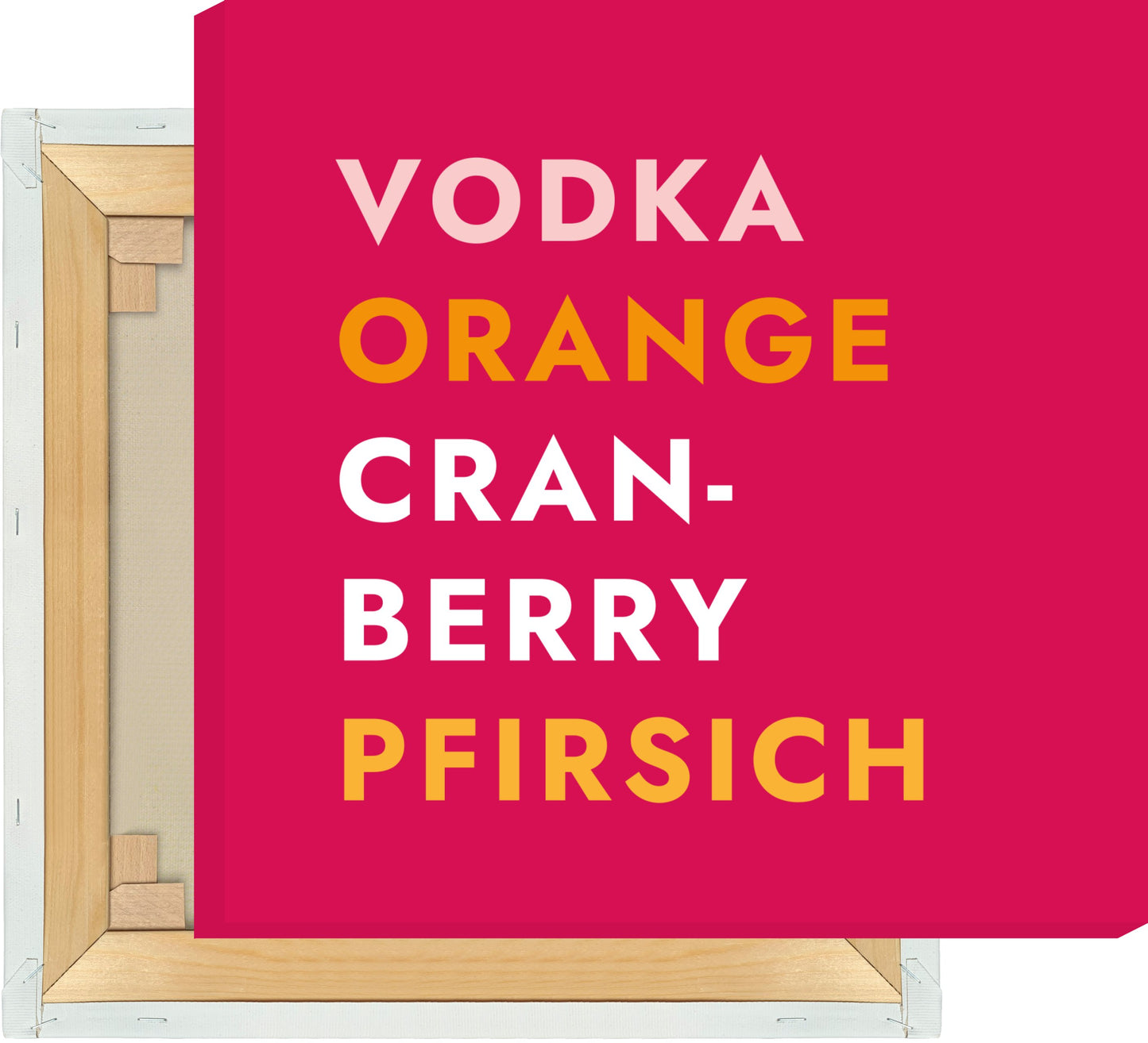 Leinwand Cocktail Sex On The Beach - Text