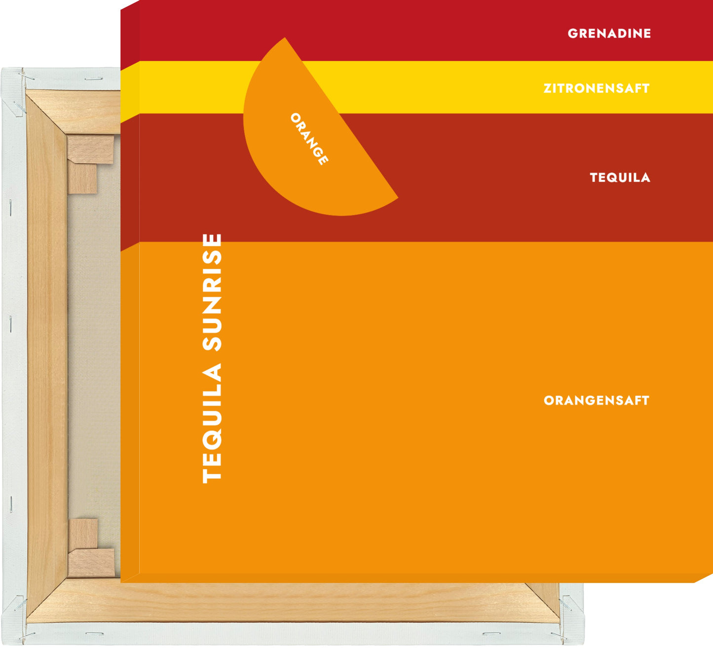 Leinwand Cocktail Tequila Sunrise