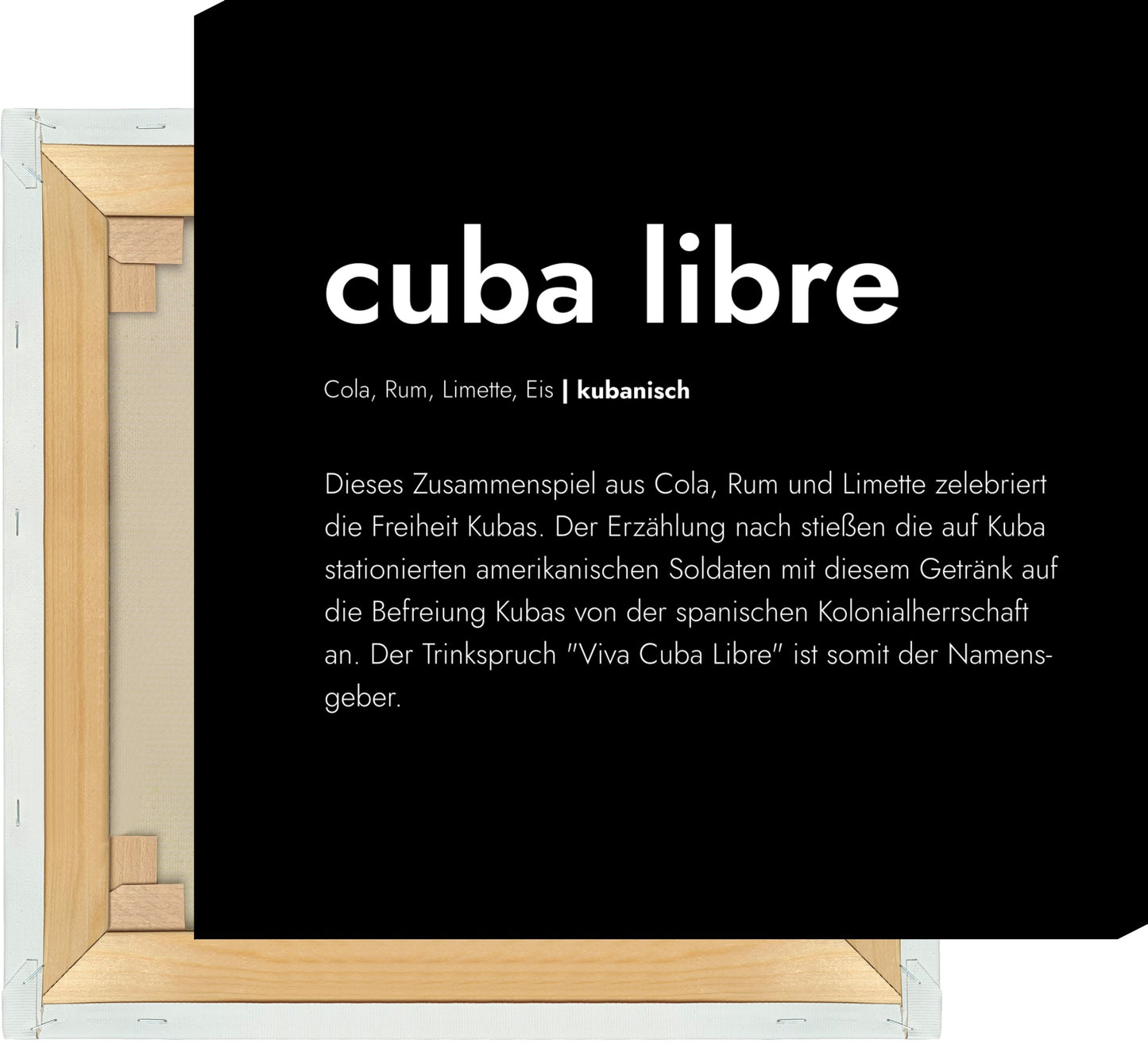 Leinwand Cuba Libre - Definition