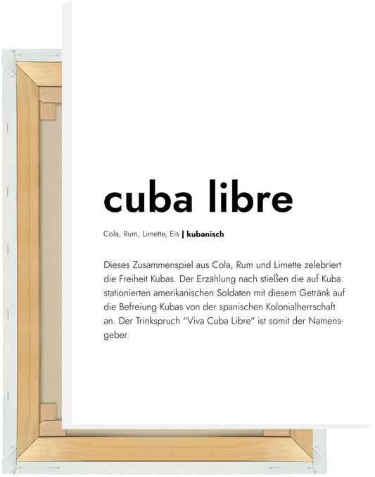Leinwand Cuba Libre - Definition