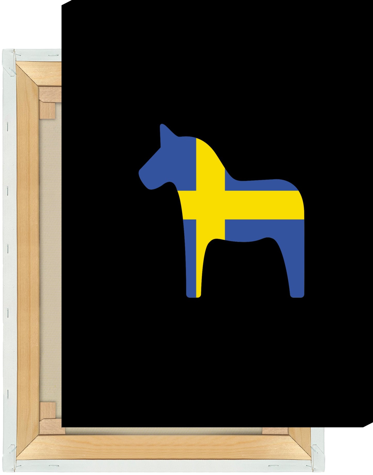Leinwand Dalapferd Flagge
