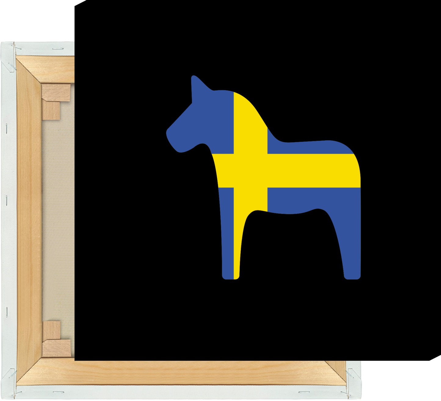 Leinwand Dalapferd Flagge