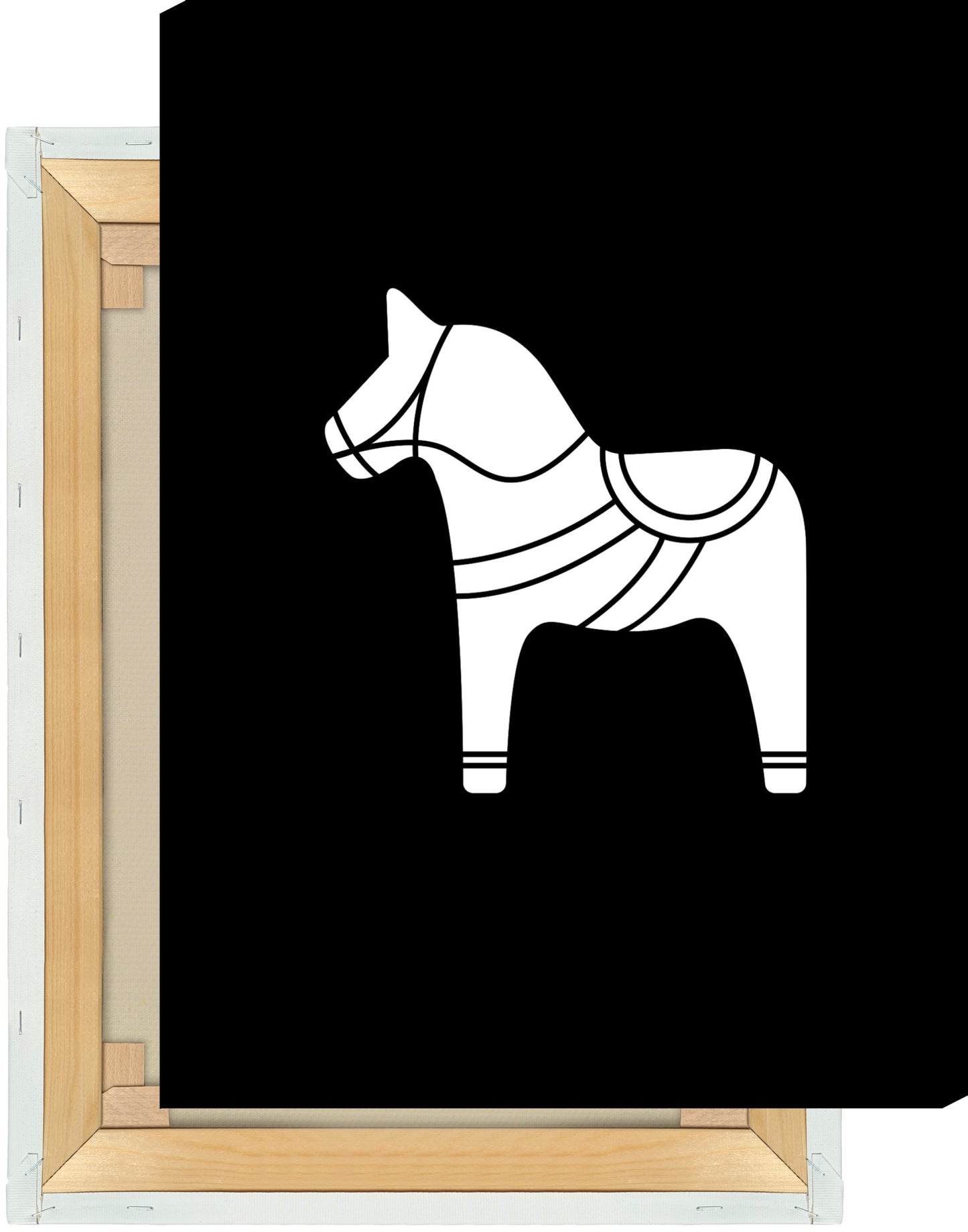 Leinwand Dalapferd minimal