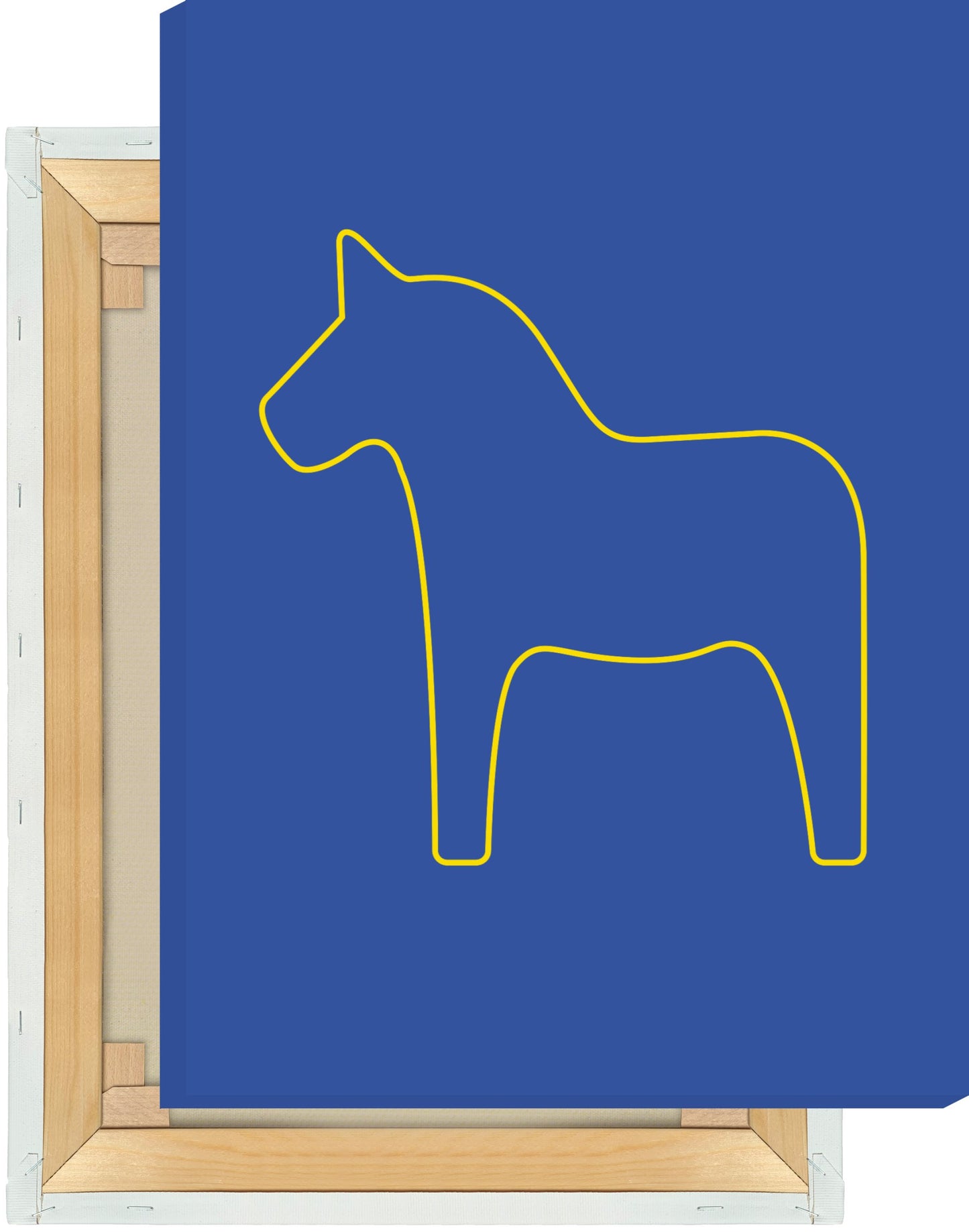 Leinwand Dalapferd Outline groß