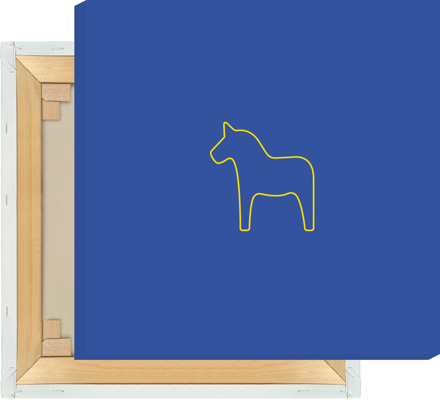 Leinwand Dalapferd Outline klein