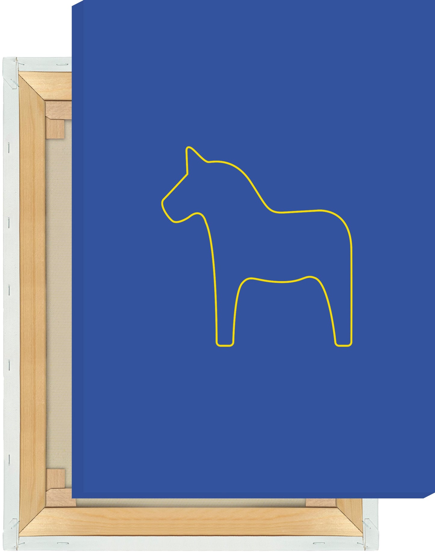 Leinwand Dalapferd Outline mittel