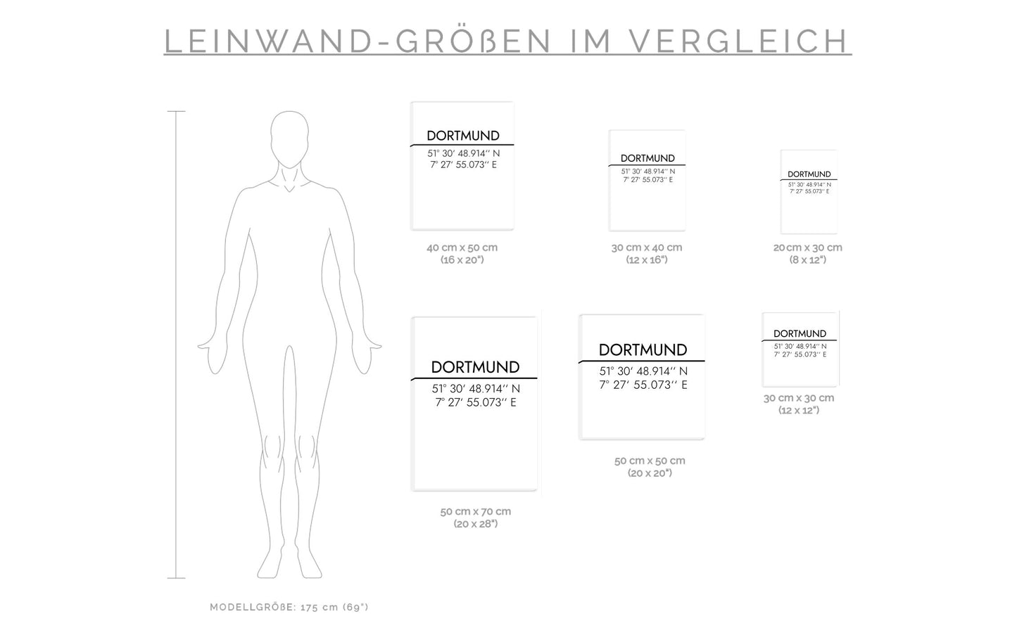 Leinwand Dortmund Koordinaten #2