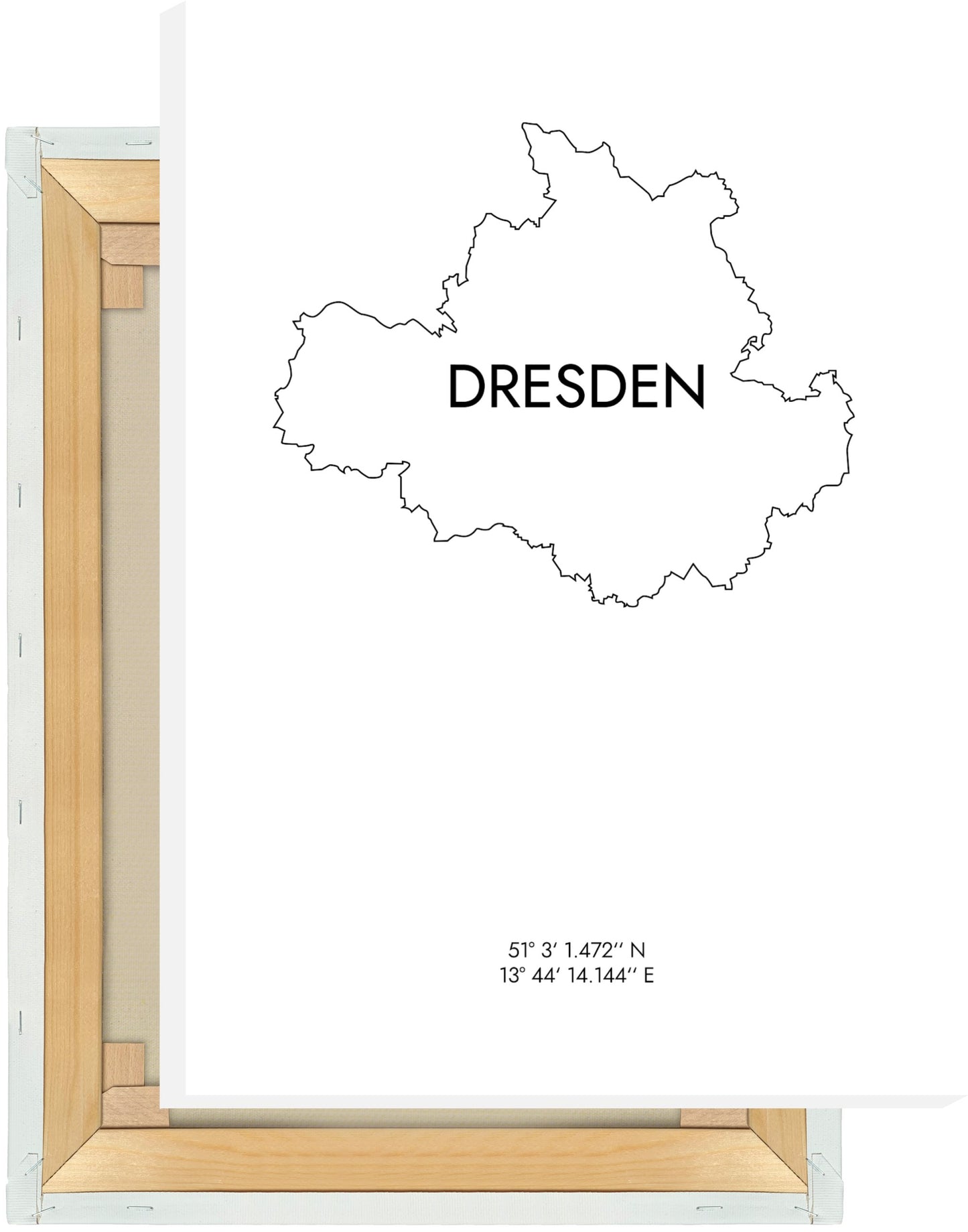 Leinwand Dresden Koordinaten #8