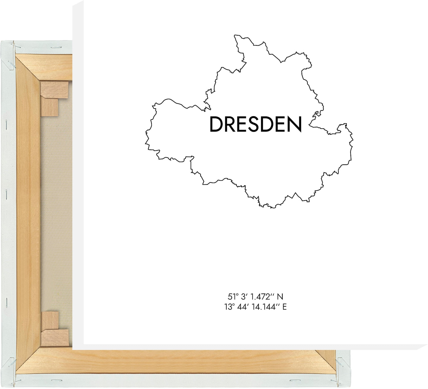 Leinwand Dresden Koordinaten #8