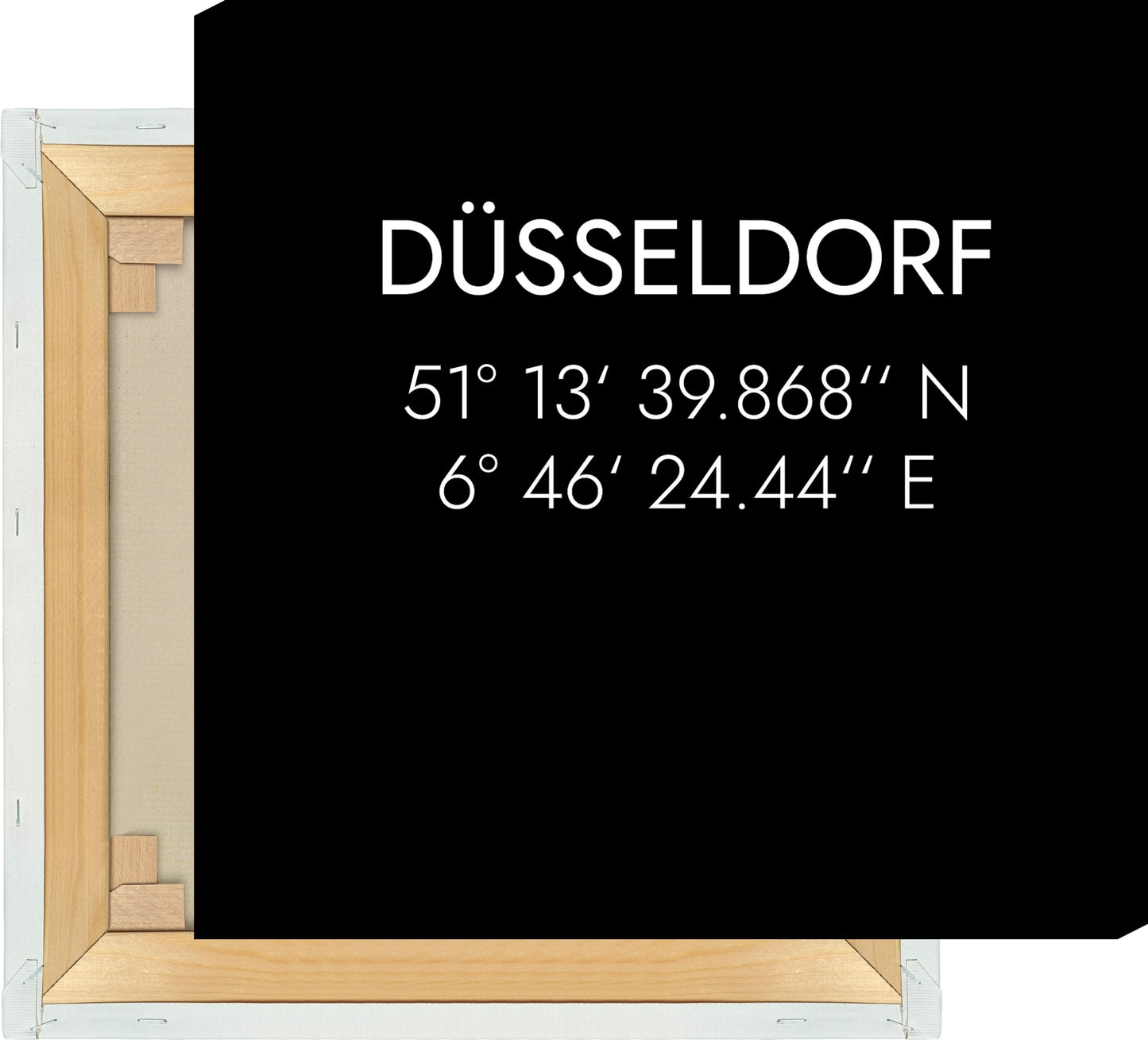 Leinwand Düsseldorf Koordinaten #1