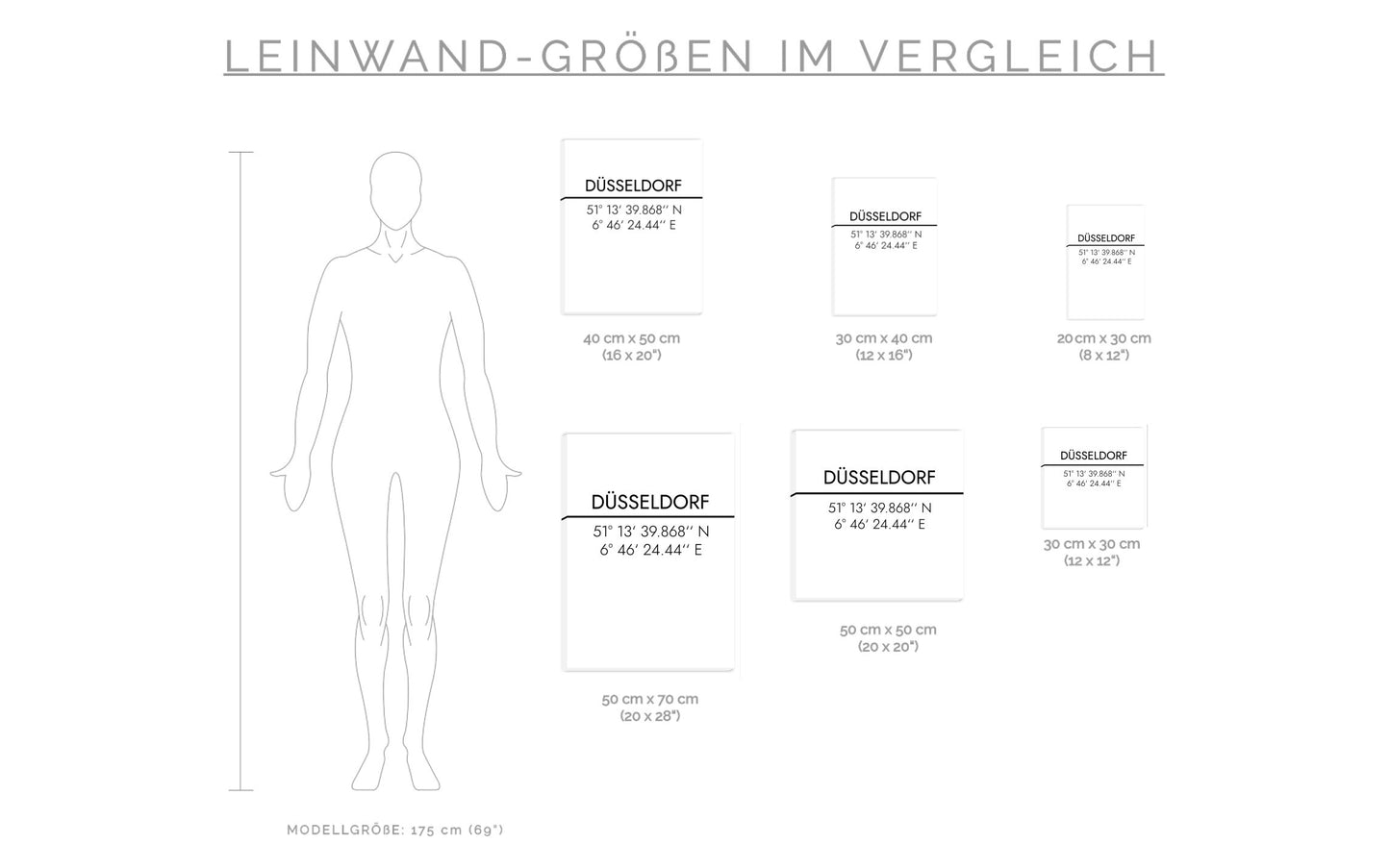Leinwand Düsseldorf Koordinaten #2