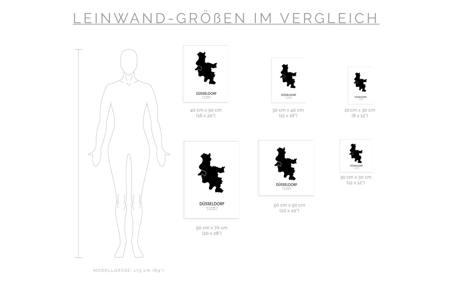 Leinwand Düsseldorf Koordinaten #3