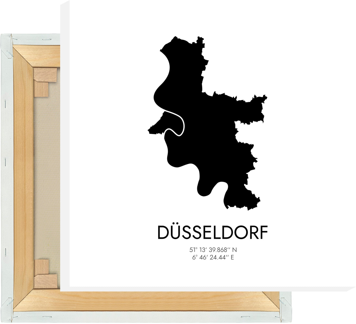 Leinwand Düsseldorf Koordinaten #3