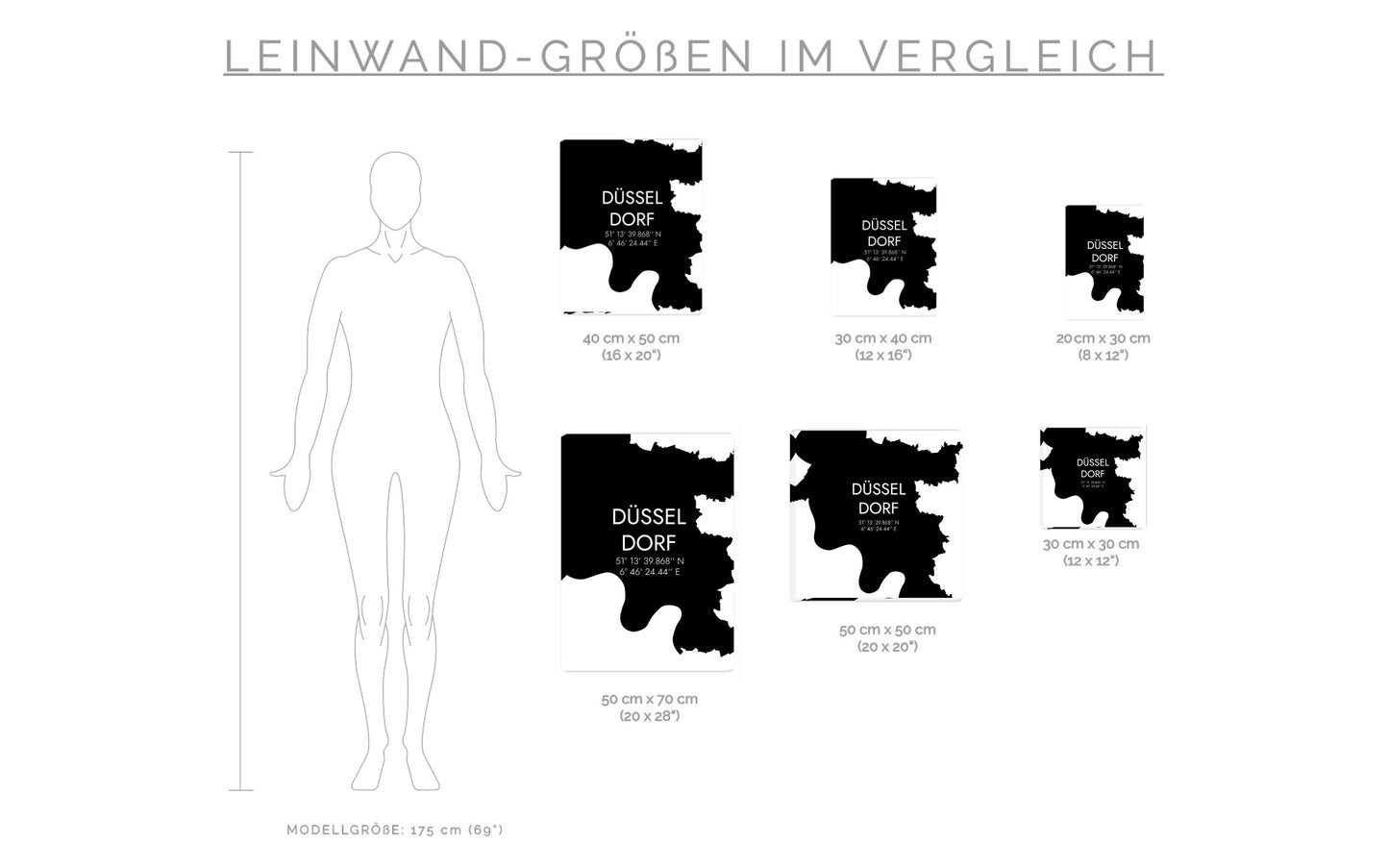 Leinwand Düsseldorf Koordinaten #5