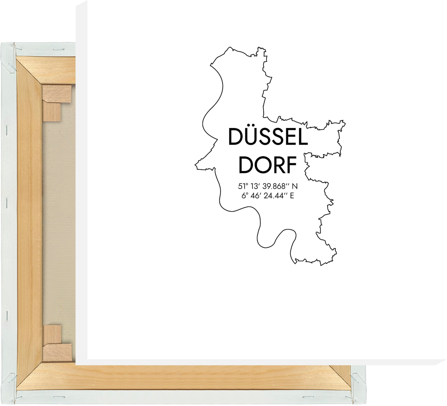 Leinwand Düsseldorf Koordinaten #7