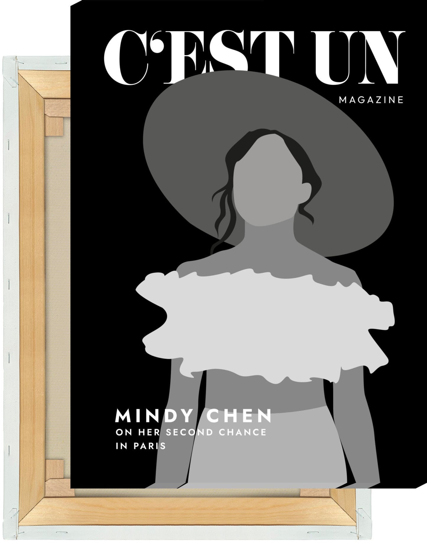 Leinwand Emily in Paris - Cest Un Magazine - Mindy Chen