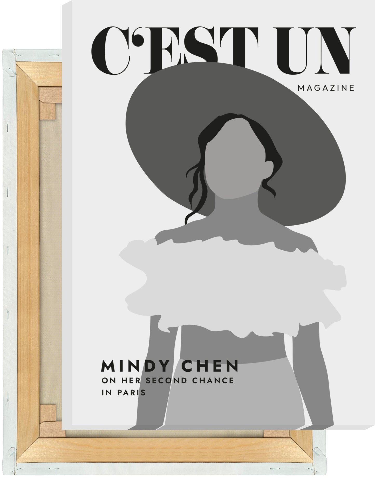 Leinwand Emily in Paris - Cest Un Magazine - Mindy Chen