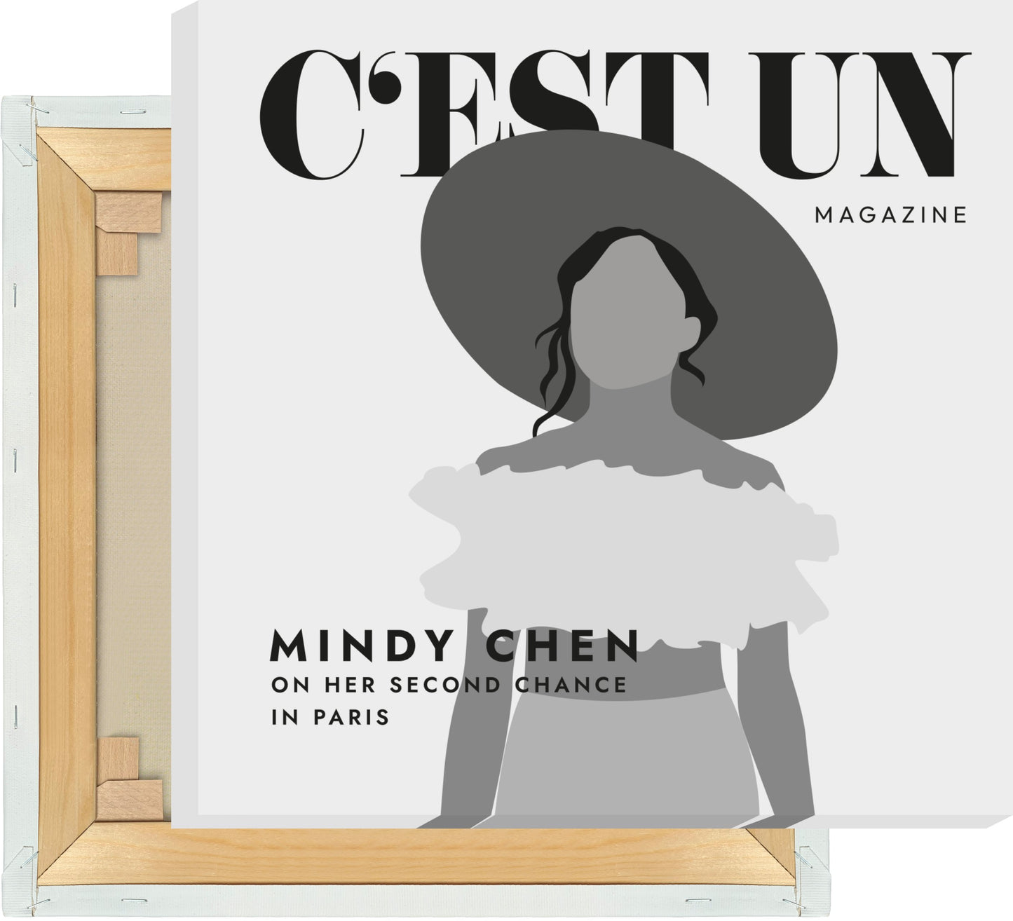 Leinwand Emily in Paris - Cest Un Magazine - Mindy Chen
