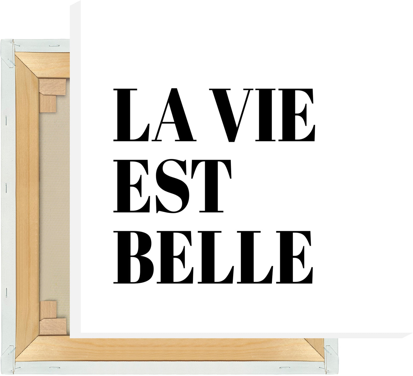 Leinwand Emily in Paris - La Vie Est Belle