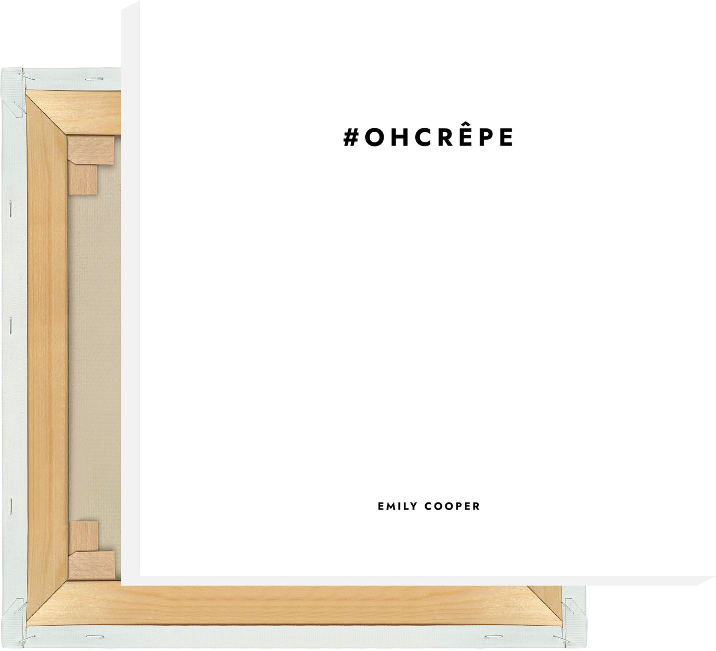 Leinwand Emily in Paris - #ohcrêpe