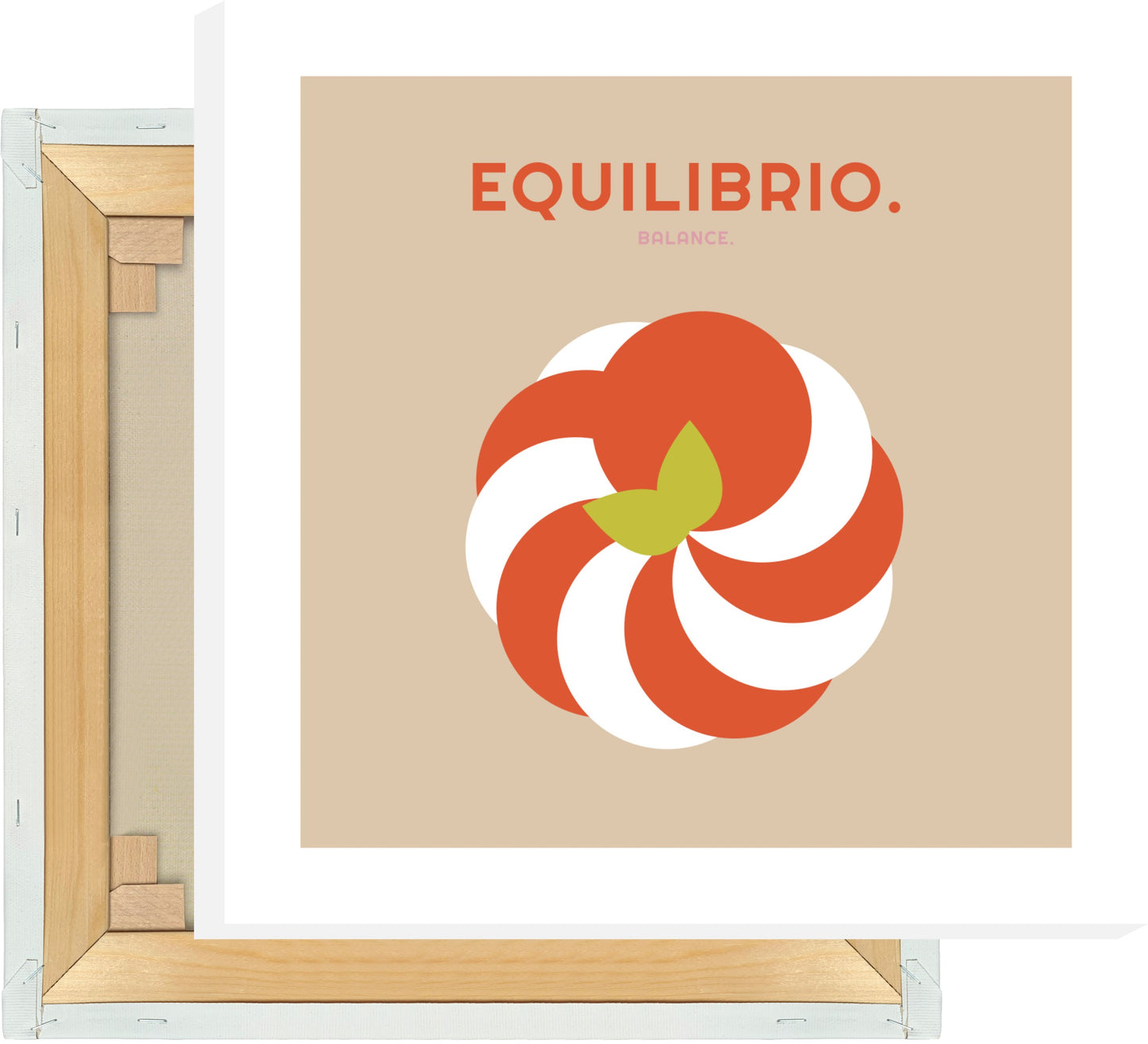 Leinwand Equilibrio - Tomate, Mozzarella & Basilikum - La Dolce Vita Collection