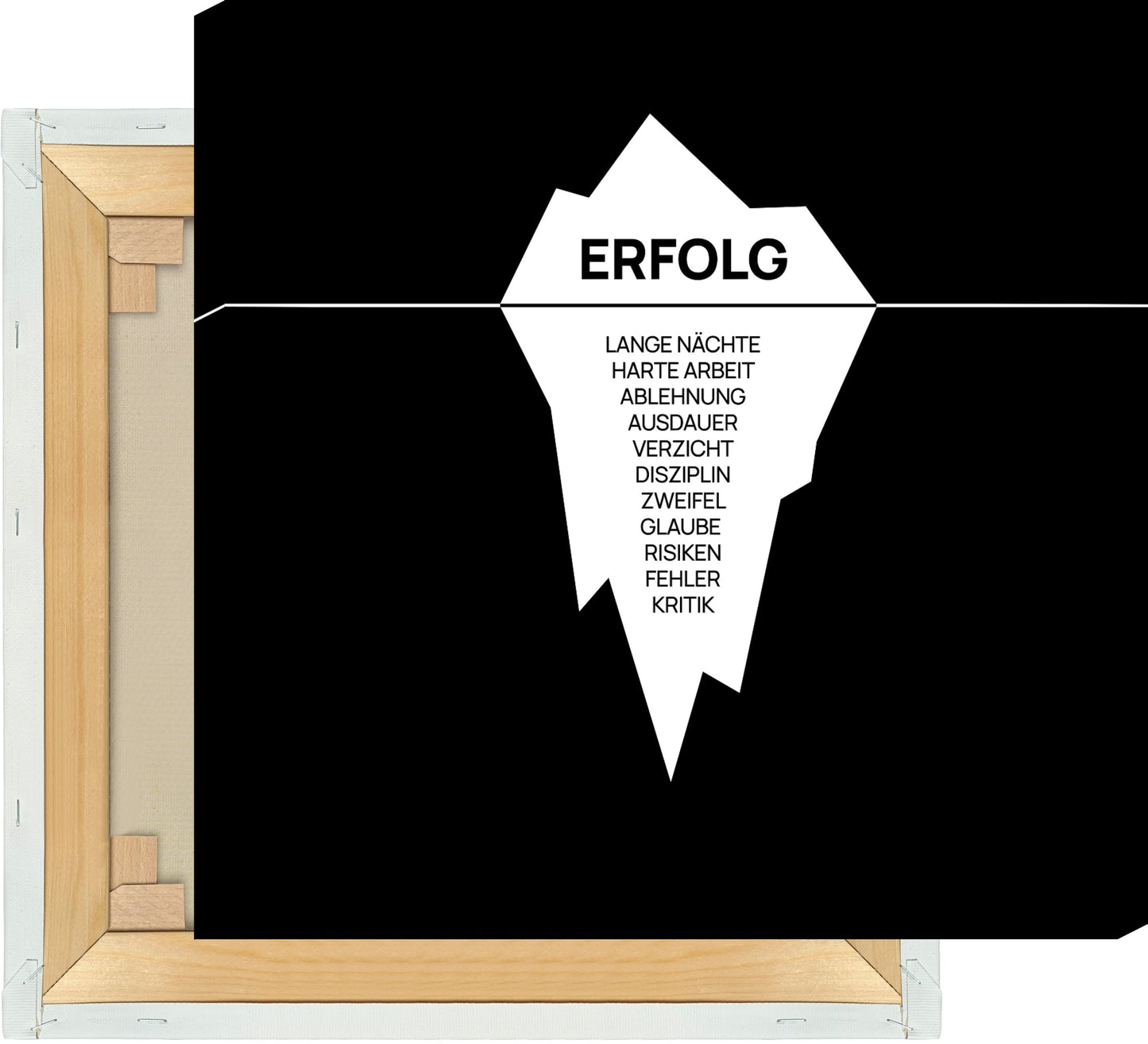 Leinwand Erfolg Eisberg
