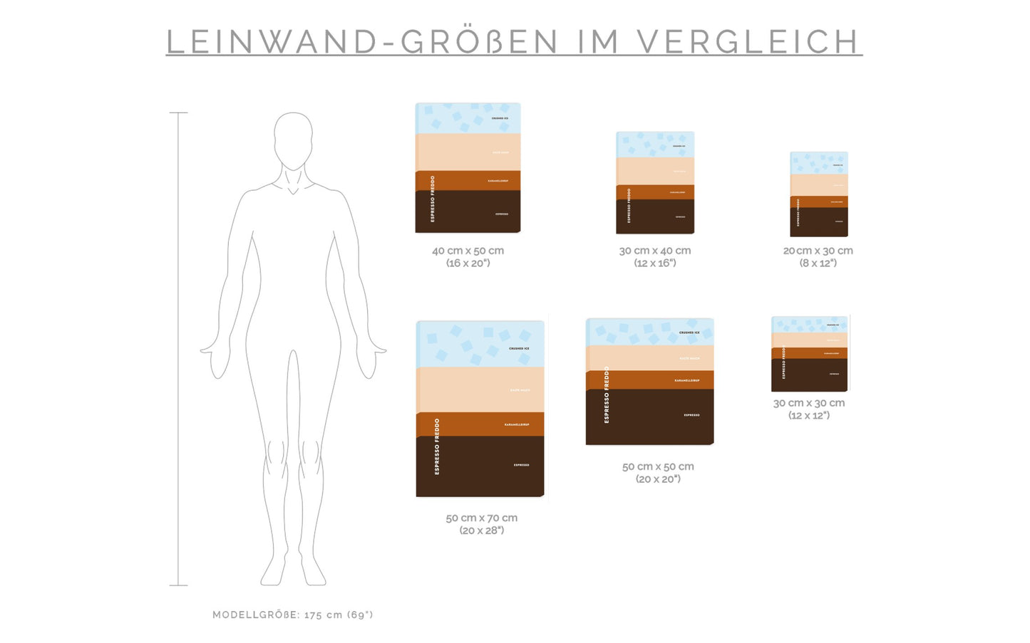 Leinwand Espresso Freddo