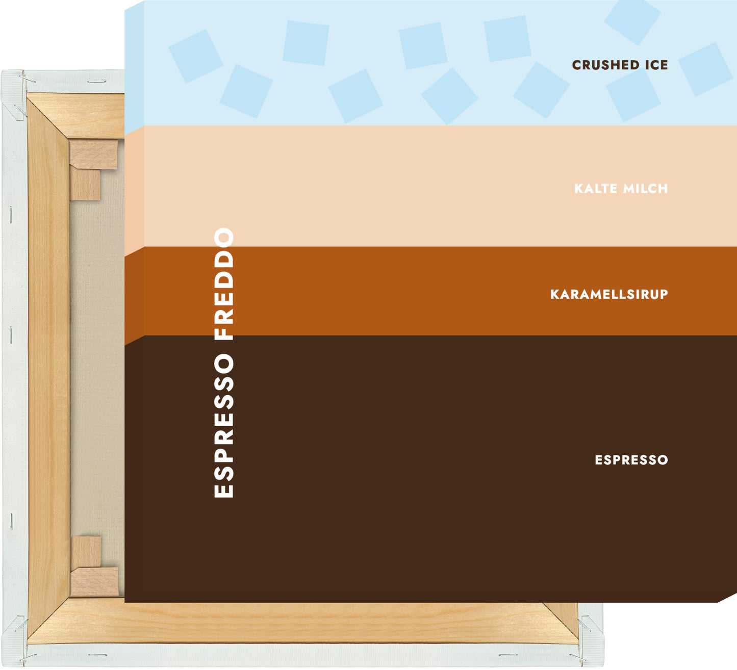 Leinwand Espresso Freddo