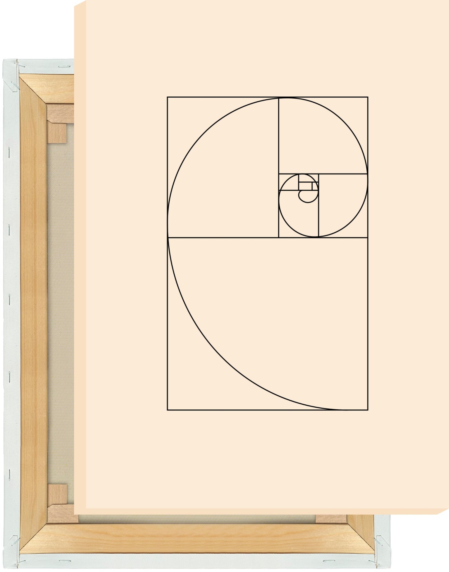 Leinwand Fibonacci groß