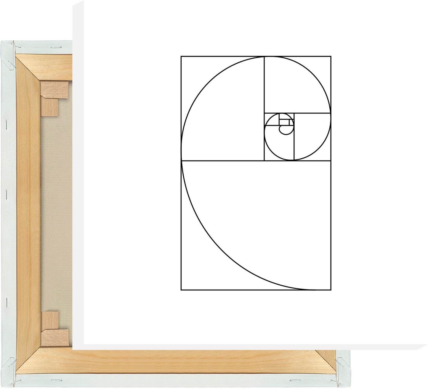 Leinwand Fibonacci groß