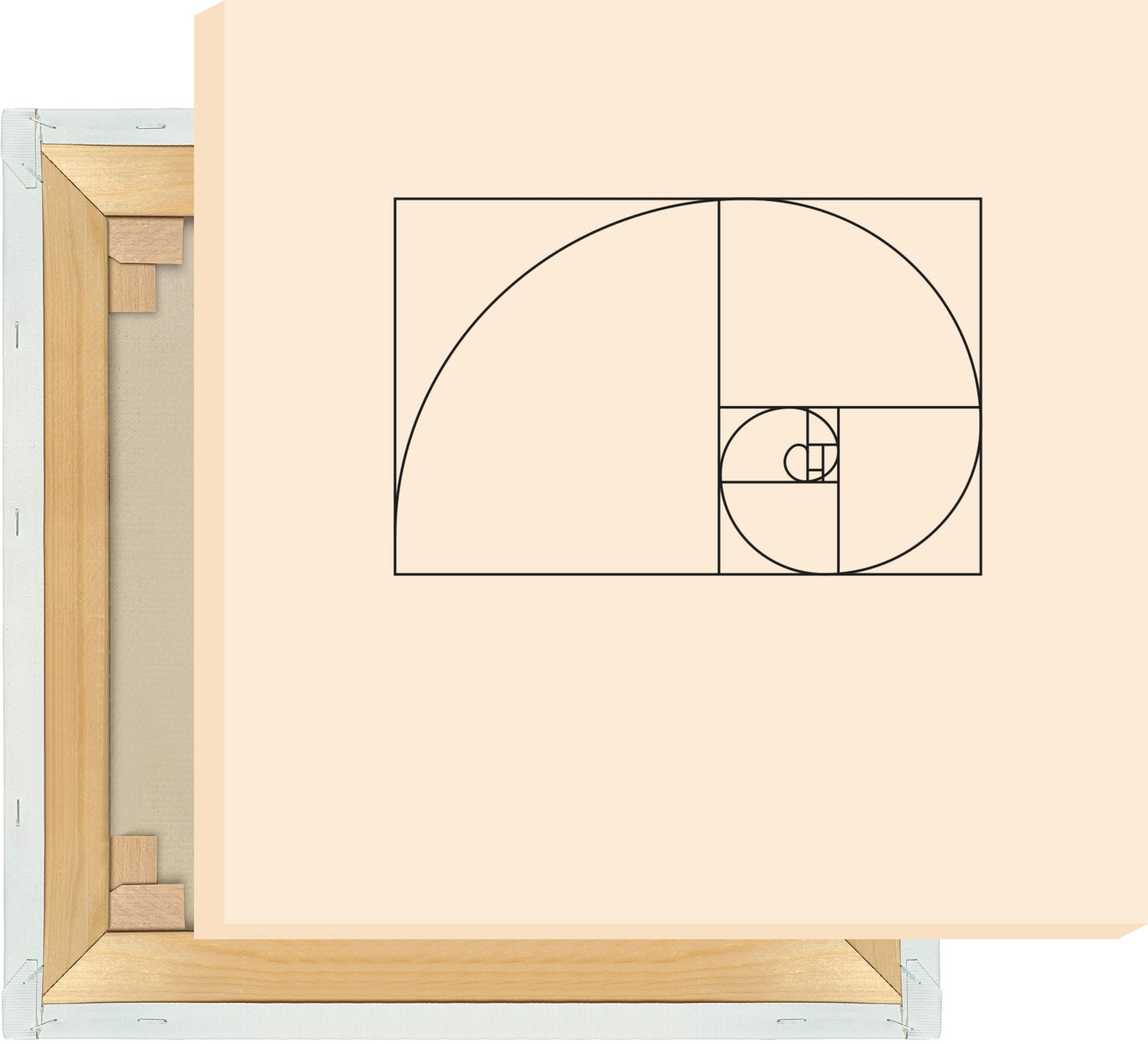 Leinwand Fibonacci klein