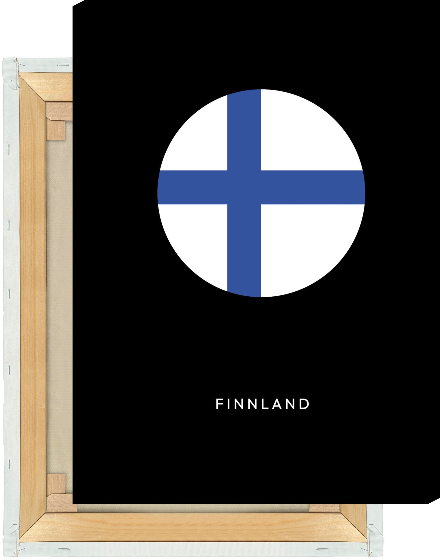 Leinwand Finnland Kreis