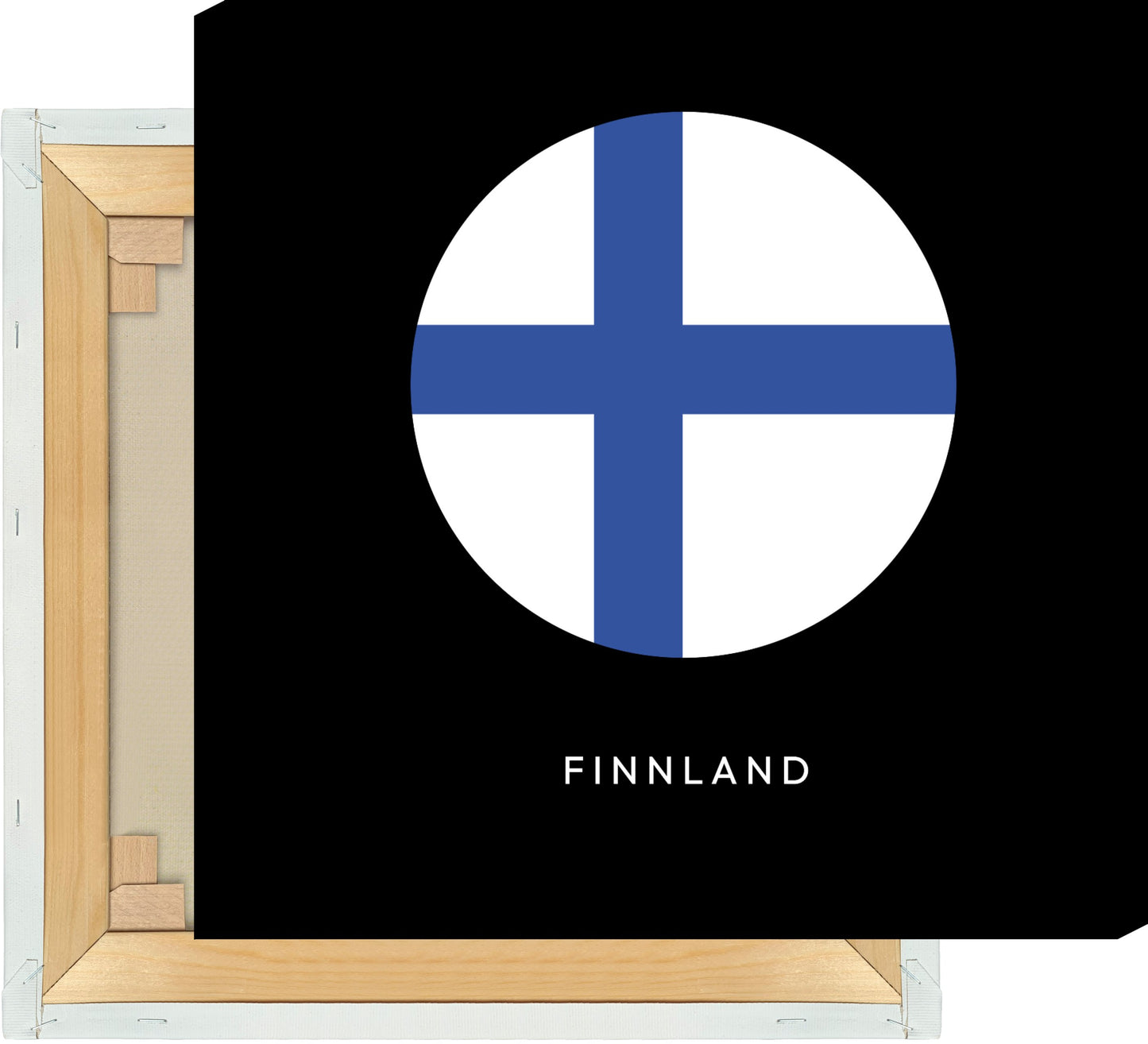 Leinwand Finnland Kreis