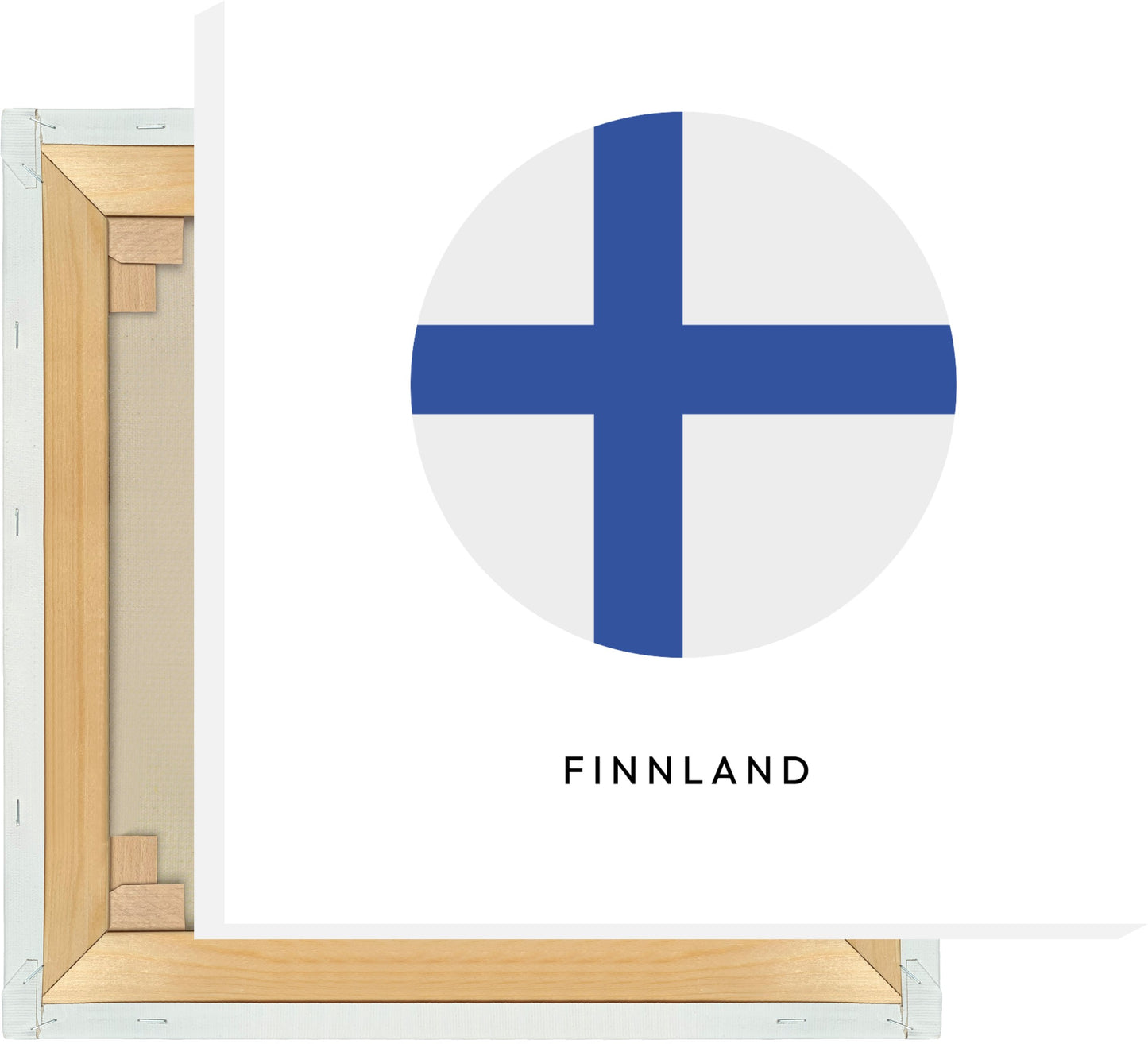 Leinwand Finnland Kreis