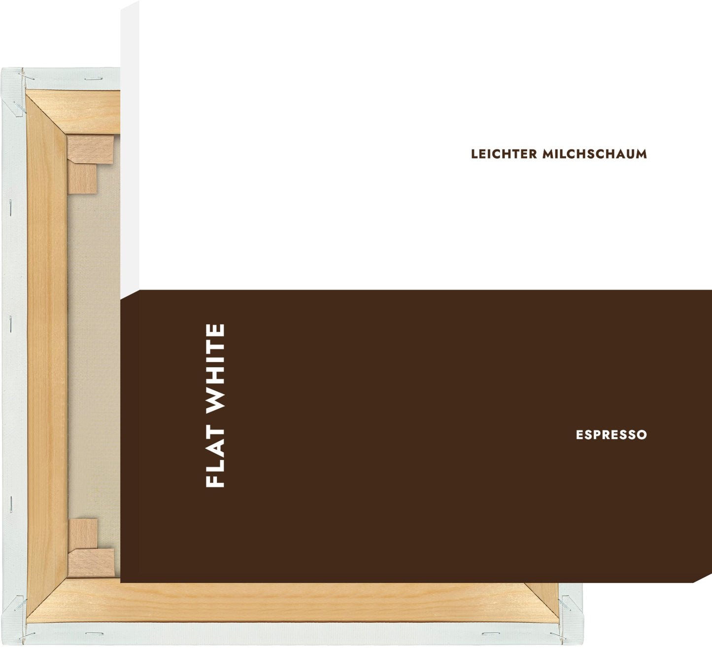 Leinwand Flat White